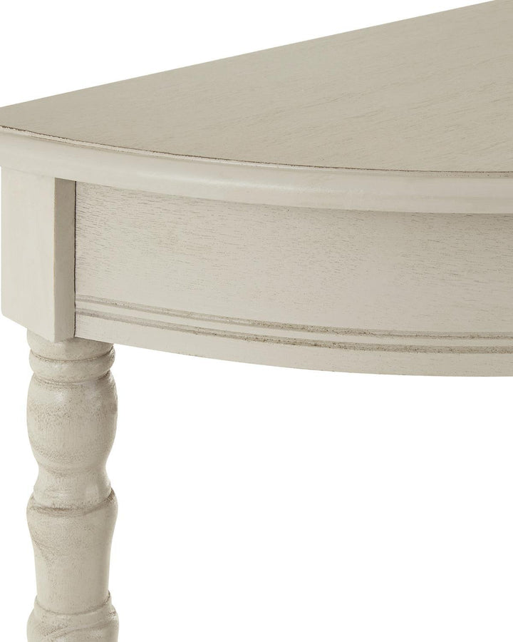 Half-Circle Pine Wood Spindle Console Table - Ideal