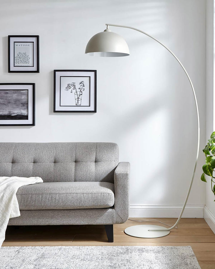 Grey Archee Floor Lamp - Ideal