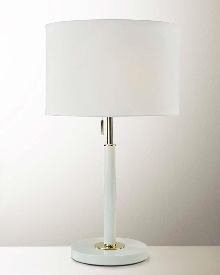 Madaline Table Lamp Ivory Metal - Ideal