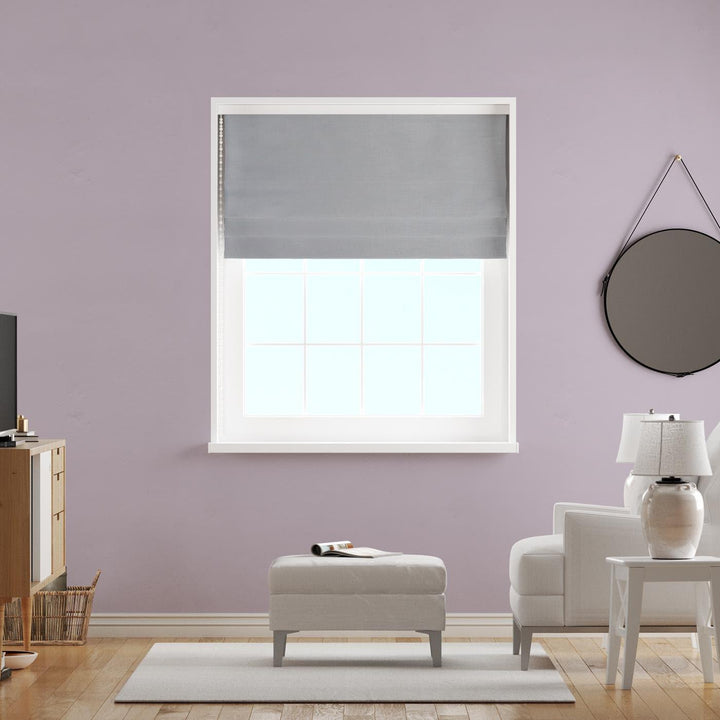 Alcina Silver Made To Measure Roman Blind -  - Ideal Textiles