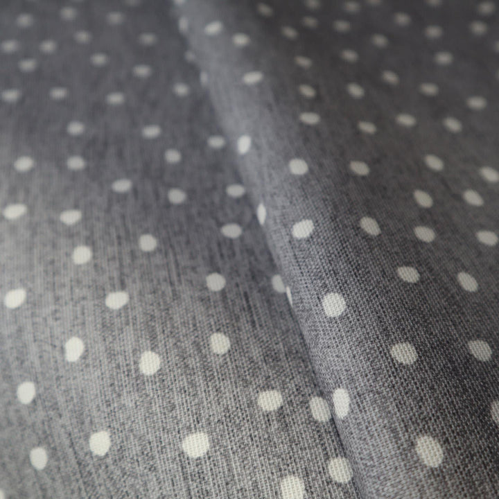 Spotty Pewter Made To Measure Roman Blind -  - Ideal Textiles
