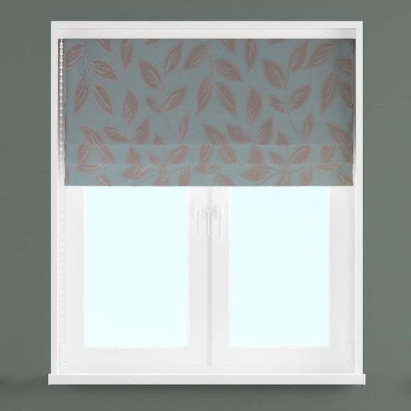 Paros Duck Egg Made To Measure Roman Blind -  - Ideal Textiles