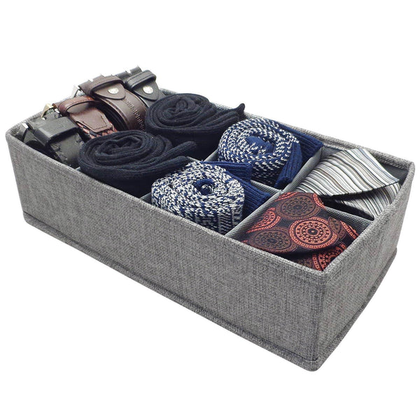 8 Section Grey Drawer Divider Organiser -  - Ideal Textiles
