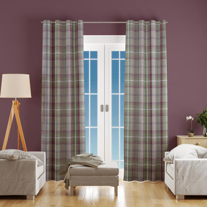 Hestia Heather Made To Measure Curtains -  - Ideal Textiles