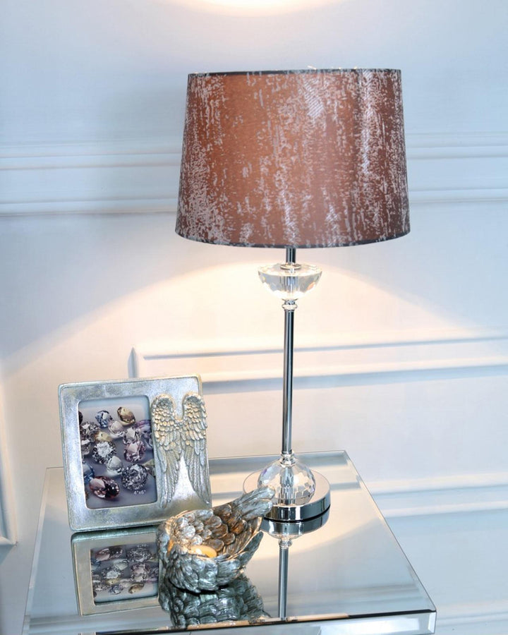 Half Moon Glass Table Lamp - Ideal