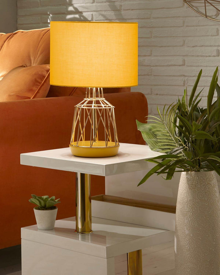 Ochre Macaron Table Lamp - Ideal