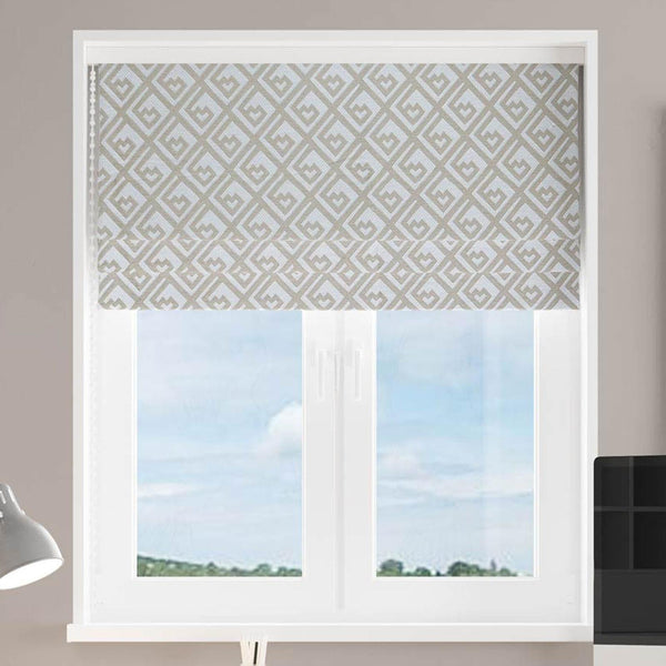 Izmir Biscuit Made To Measure Roman Blind Blinds Style Furnishings   