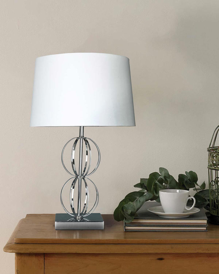 Dexter Table Lamp with White Shade - Ideal