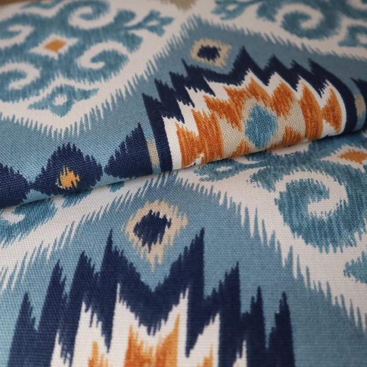 Navajo Teal Made To Measure Roman Blind -  - Ideal Textiles