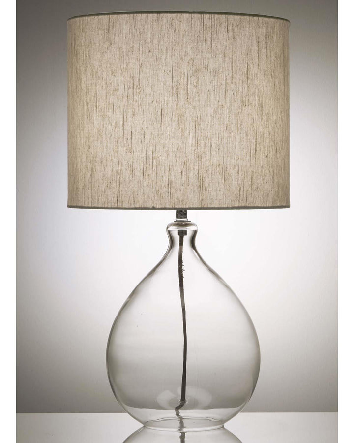 Clear Nelis Glass Table Lamp - Ideal