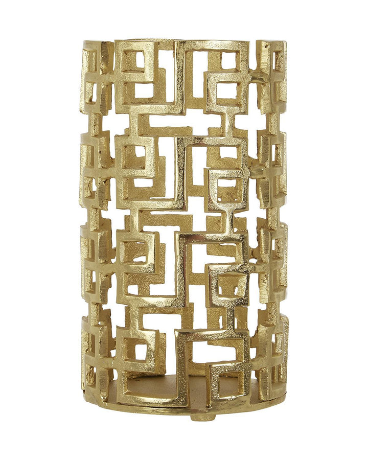 Tarbet Gold Cutout Candle Holder - Ideal
