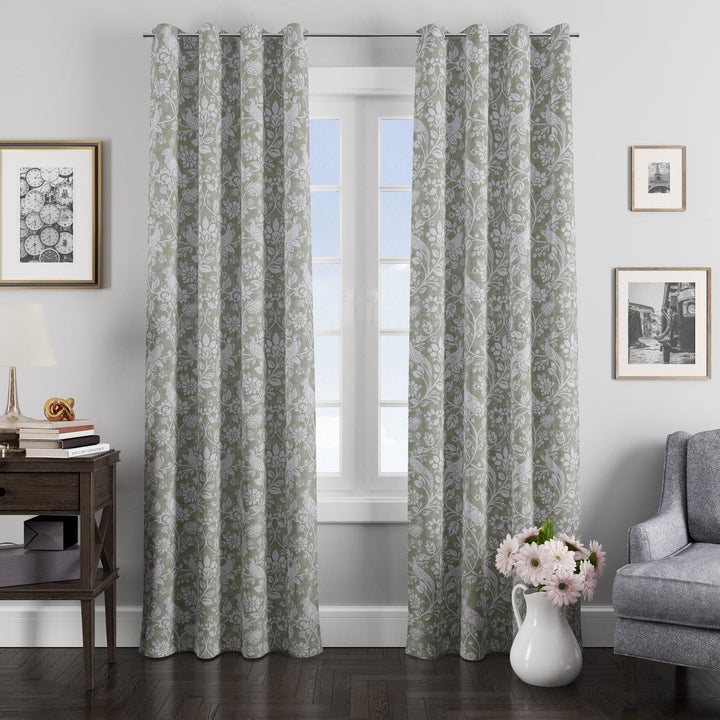 Heathland Moss Made To Measure Curtains -  - Ideal Textiles