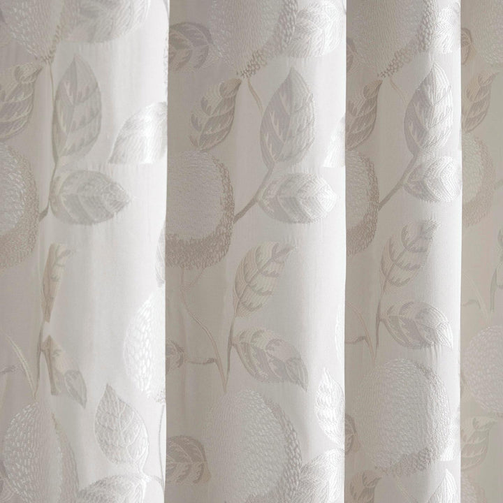 Bramford Jacquard Lined Tape Top Curtains Natural - Ideal