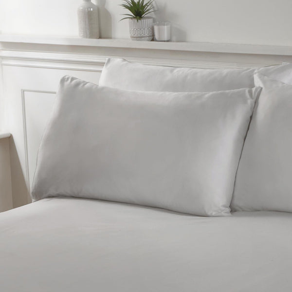So Soft Microfibre Grey Pillowcases Pair - Ideal