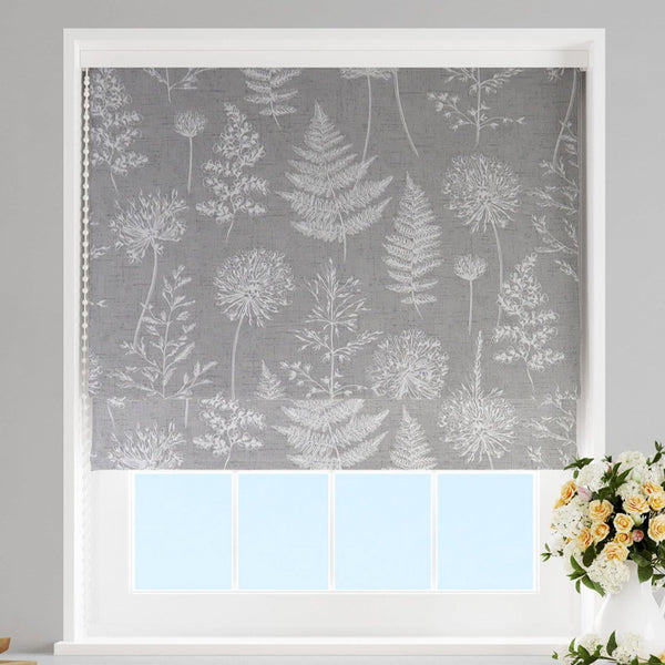 Chervil Dove Made To Measure Roman Blind -  - Ideal Textiles