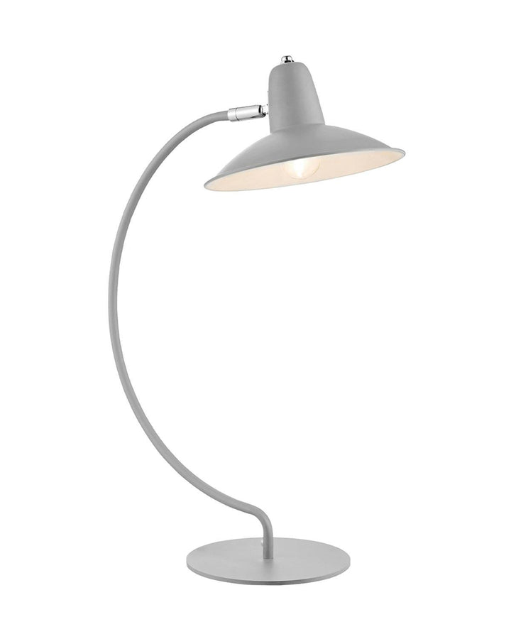 Grey Charlie Desk Lamp - Ideal