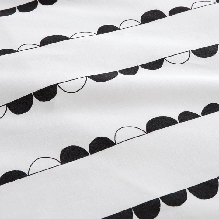 Eclipse Reversible Black & White Duvet Cover Set - Ideal