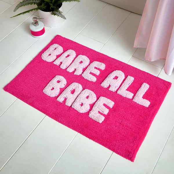 Bare All Babe Bath Mat Pink - Ideal