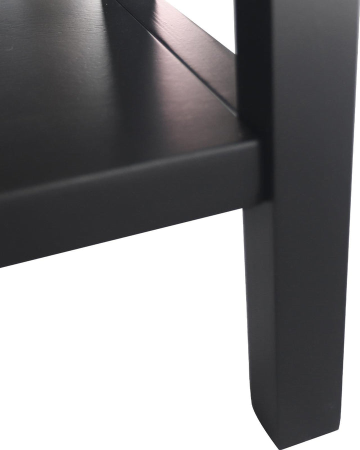 Ari Black Wood Console Table - Ideal