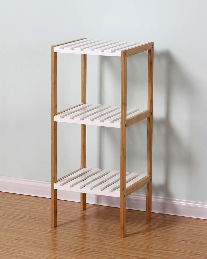 Edgeworth 3 Tier Shelving - Natural/White - Ideal
