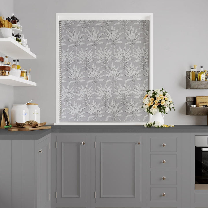 Palm House Putty Made To Measure Roman Blind -  - Ideal Textiles