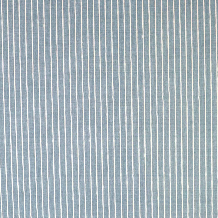 Pencil Stripe Ocean Made To Measure Curtains -  - Ideal Textiles