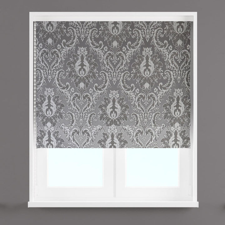 Riga Grey Made To Measure Roman Blind -  - Ideal Textiles