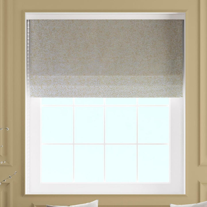 Ithaca Ochre Made To Measure Roman Blind -  - Ideal Textiles
