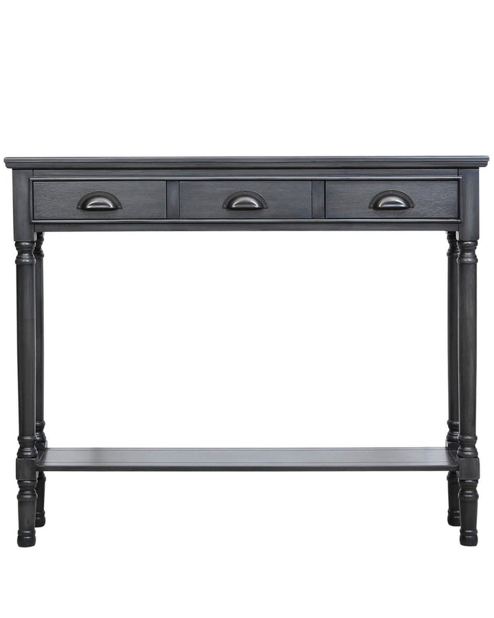 Braemar Grey Wood Console Table - Ideal