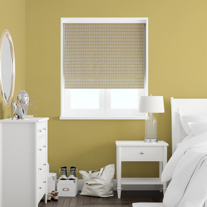 Ditto Saffron Made To Measure Roman Blind -  - Ideal Textiles