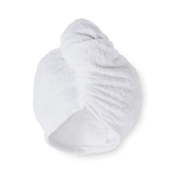 Pack of 2 White Quick Dry Turbie Head Towel - Ideal
