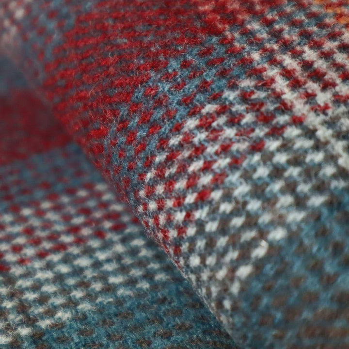 Fair Isle Teal Made To Measure Curtains -  - Ideal Textiles