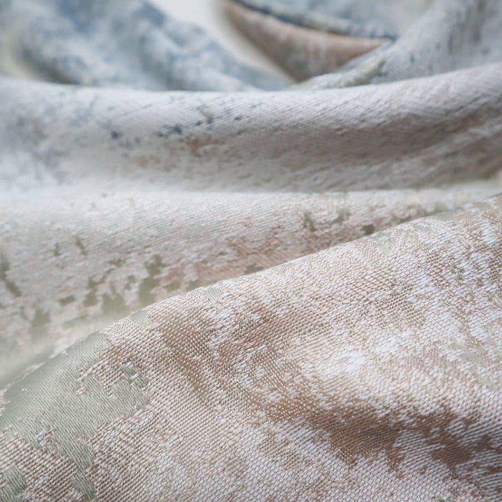 Portofino Ombre Velvet Lined Eyelet Curtains Blush -  - Ideal Textiles