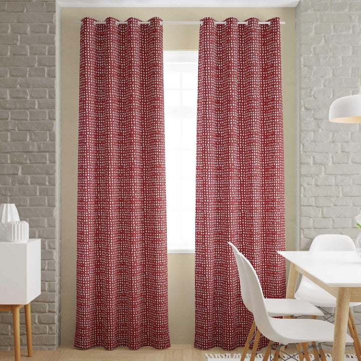 Dot Dot Scarlet Made To Measure Curtains -  - Ideal Textiles
