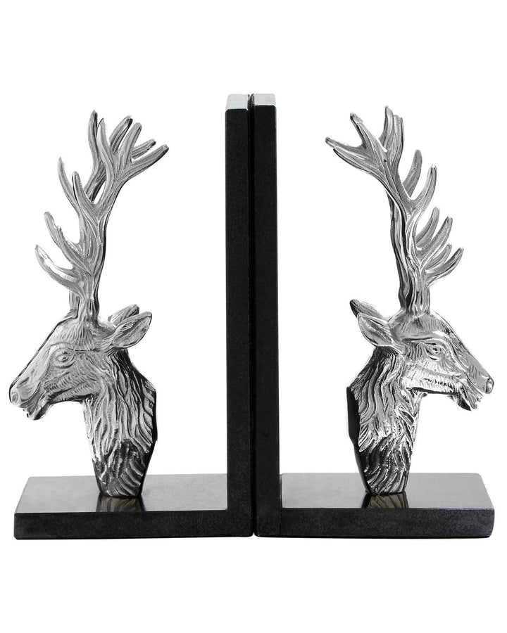Pair of Stag Marble Bookends - Ideal