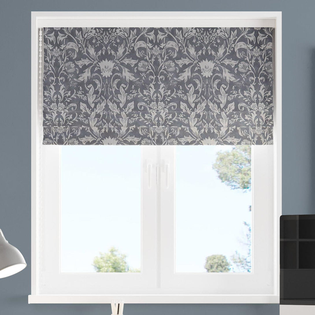 Rococo Shadow Made To Measure Roman Blind -  - Ideal Textiles