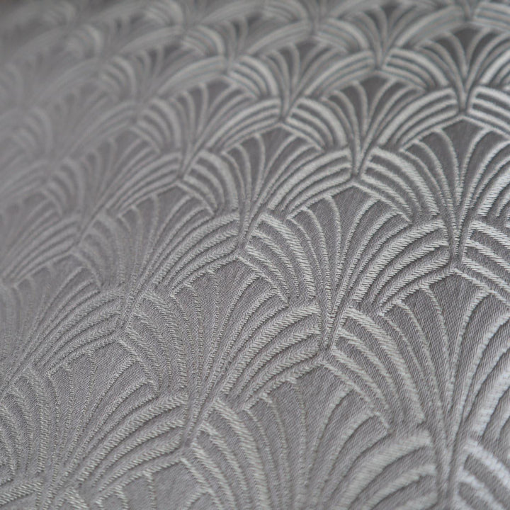 FABRIC SAMPLE - Luxor Steel Woven Jacquard 140 -  - Ideal Textiles