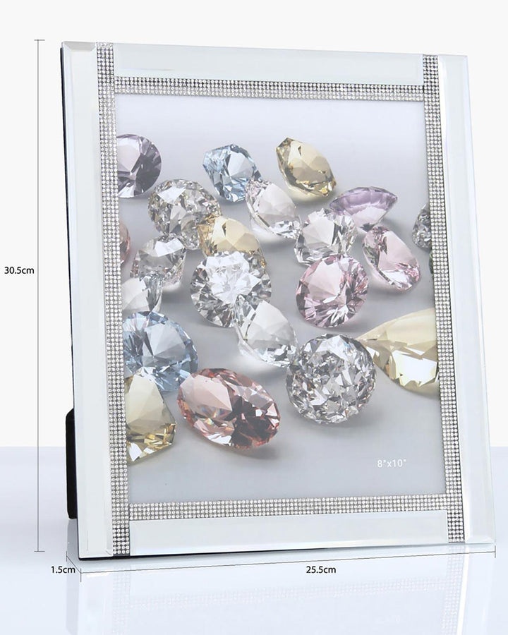 Mirror Diamante Photo Frame 8" x 10" - Ideal