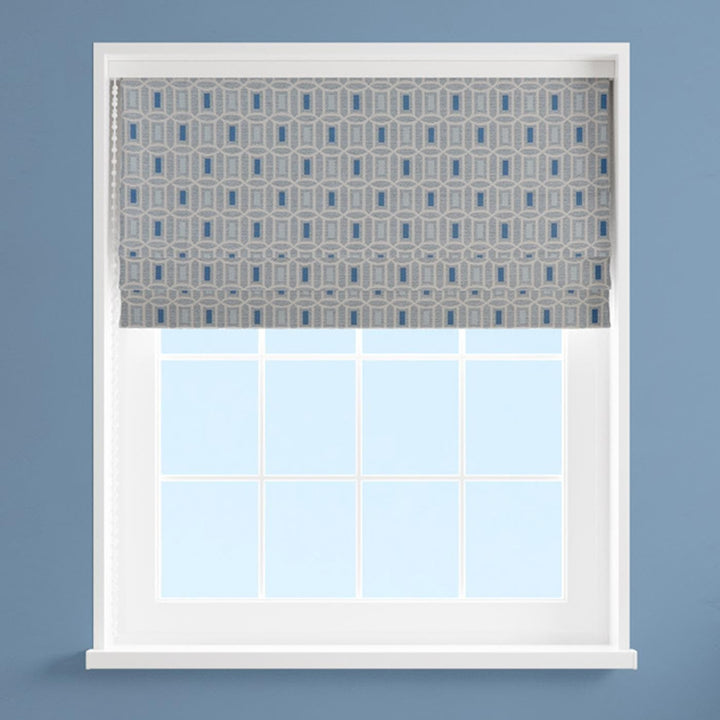 Lemnos Duck Egg Made To Measure Roman Blind -  - Ideal Textiles