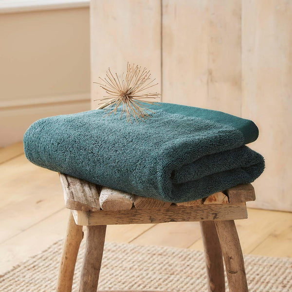 Abode Eco Friendly Recycled Deep Green Towels - Ideal