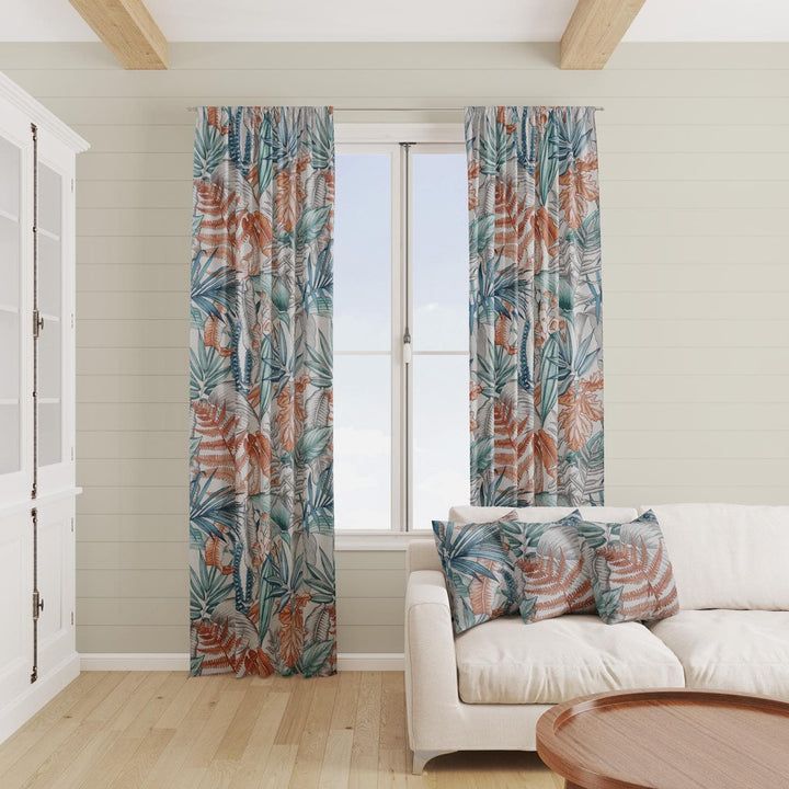 Maldives Lagoon Made To Measure Curtains -  - Ideal Textiles