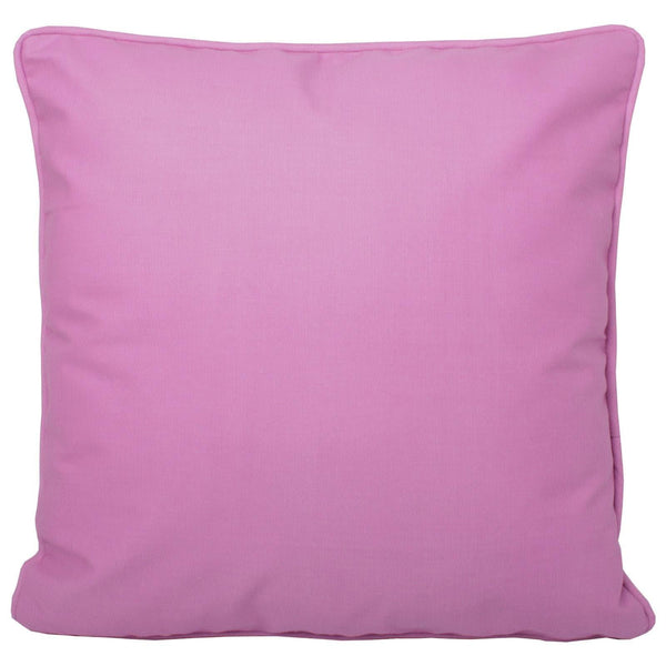 Plain Dye Pink Outdoor Cushion Cover 17" x 17" - Ideal