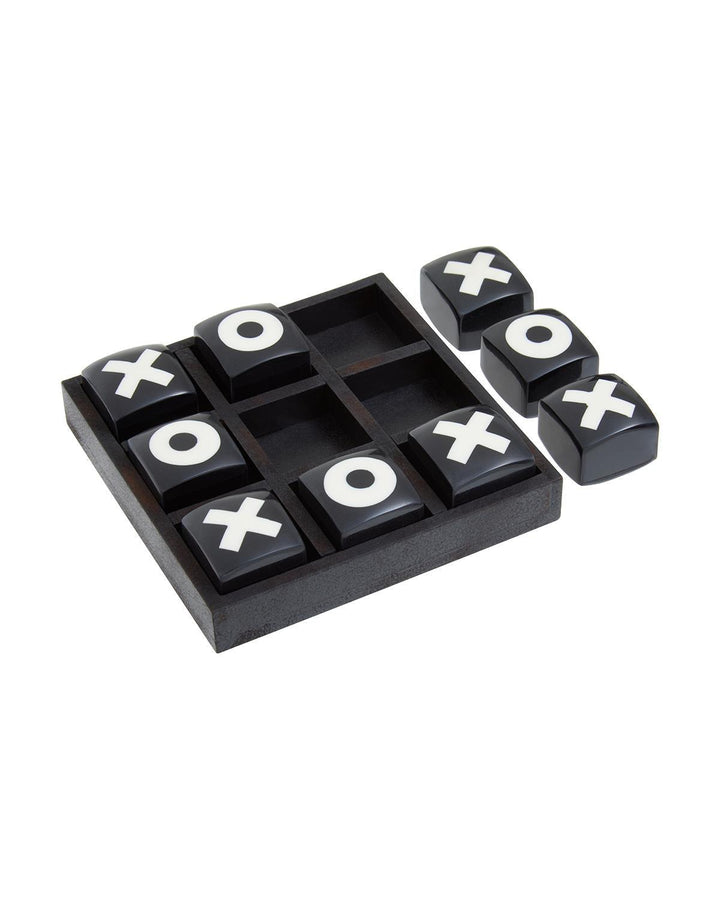 Montgomery Extra Small Black & White Game Set with Sculptural Pieces - Ideal