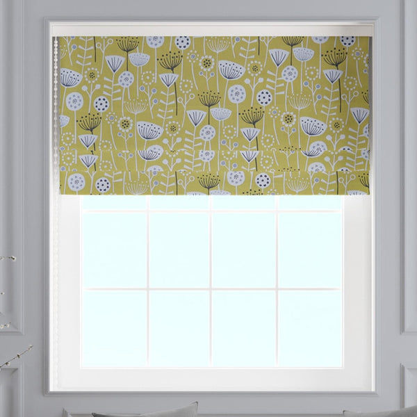 Havra Ochre Made to Measure Roman Blind Blinds Style Furnishings   