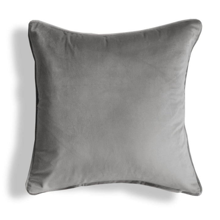 Polaris Metallic Sparkle Woven Cushions Ash 17'' x 17'' -  - Ideal Textiles