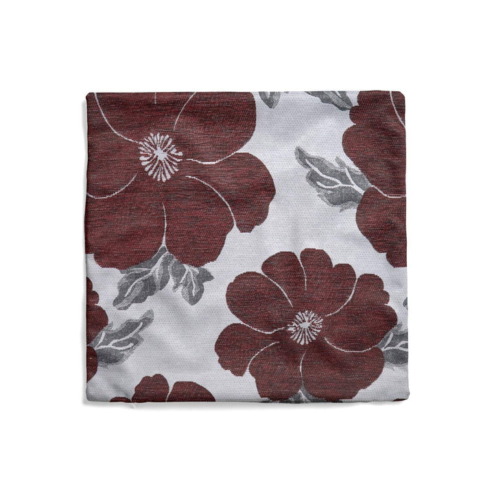Kira Poppy Aubergine Cushion Covers 18" x 18" -  - Ideal Textiles