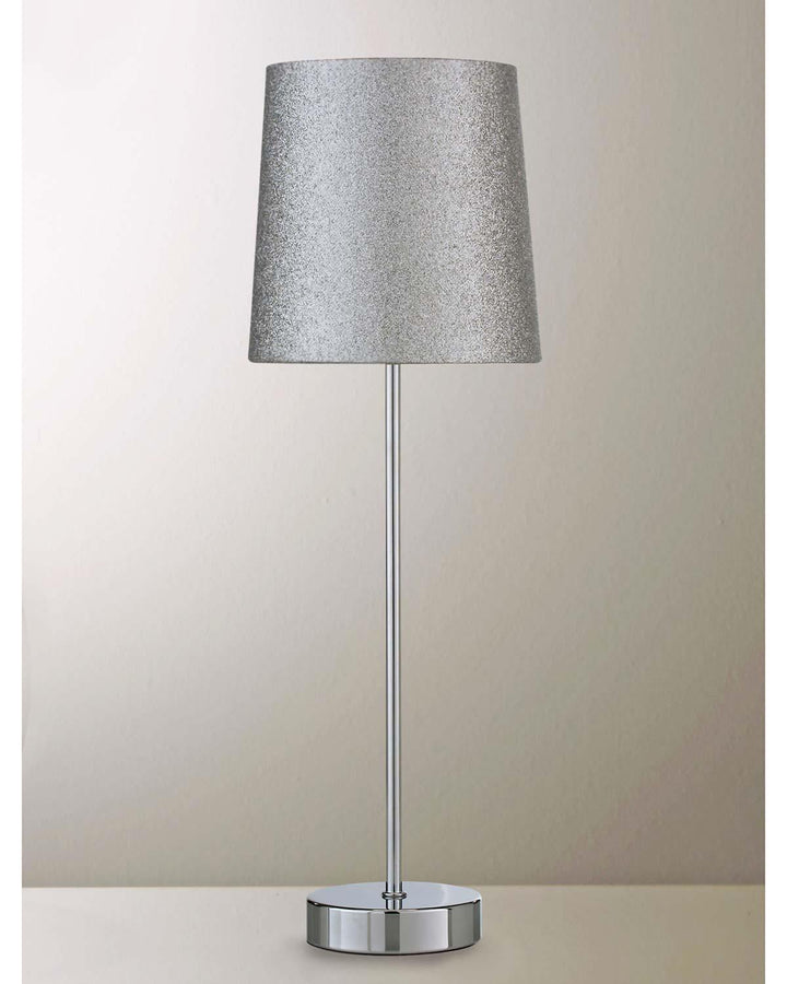 Glitz Table Lamp Silver Glitter Silver - Ideal