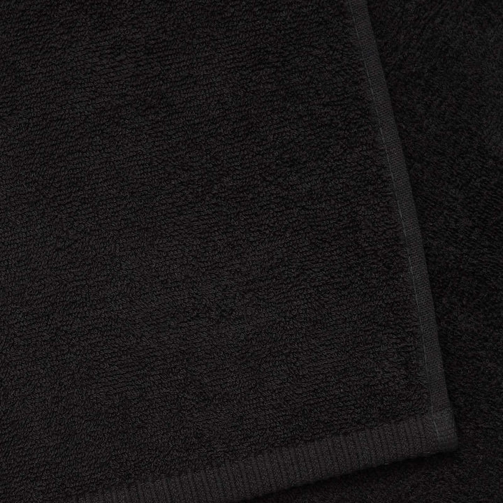 Quick Dry 100% Cotton 8 Piece Towel Bale Black - Ideal