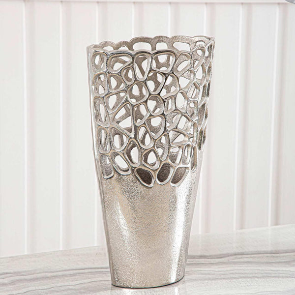 Large Bella Cut Out Metal Vase - Ideal