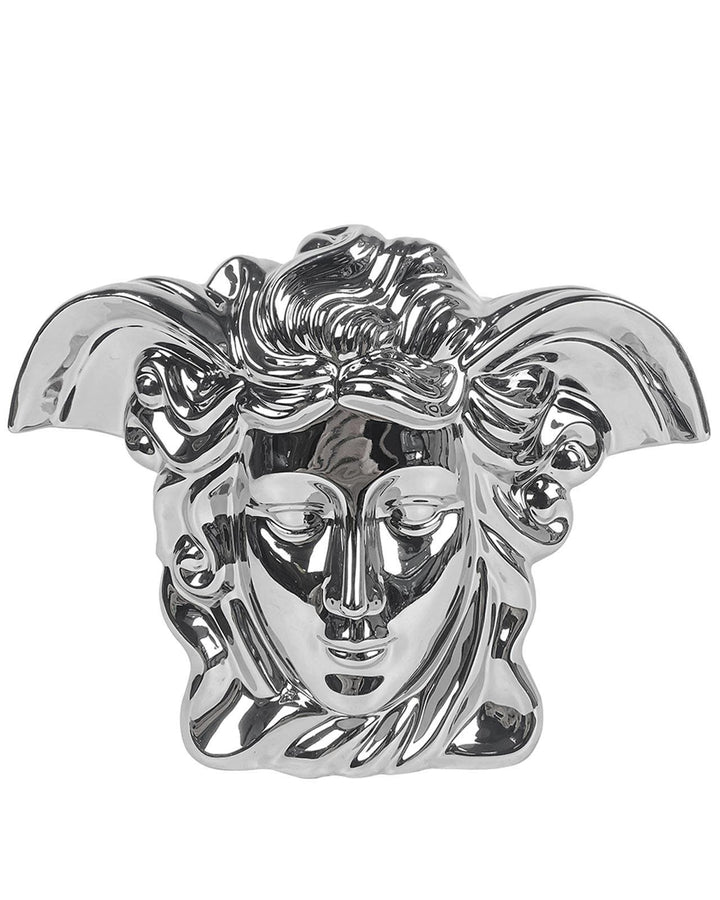 Silver Ceramic Medusa Head - Ideal
